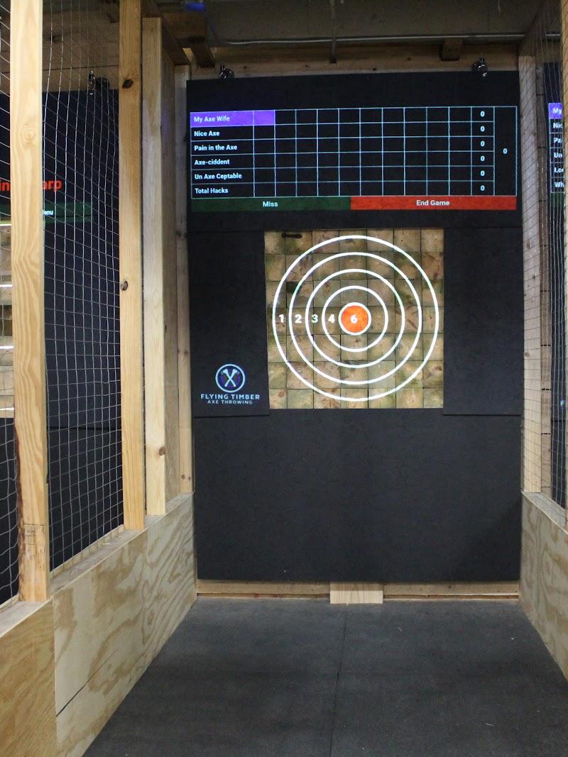 Flying Timber Axe Throwing