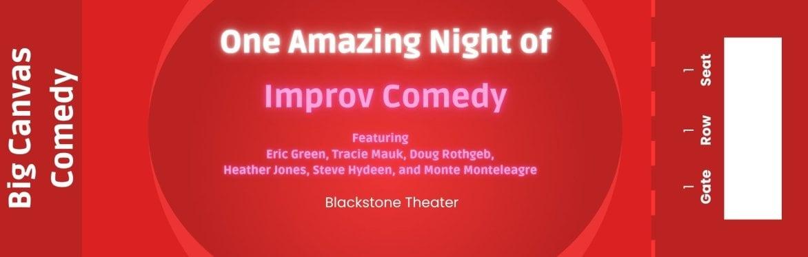 Big Canvas Comedy – Family Friendly Improv